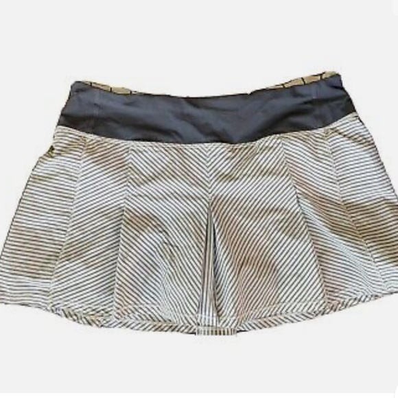 Lululemon Fast Cat Run Skirt Striped - Picture 2 of 11